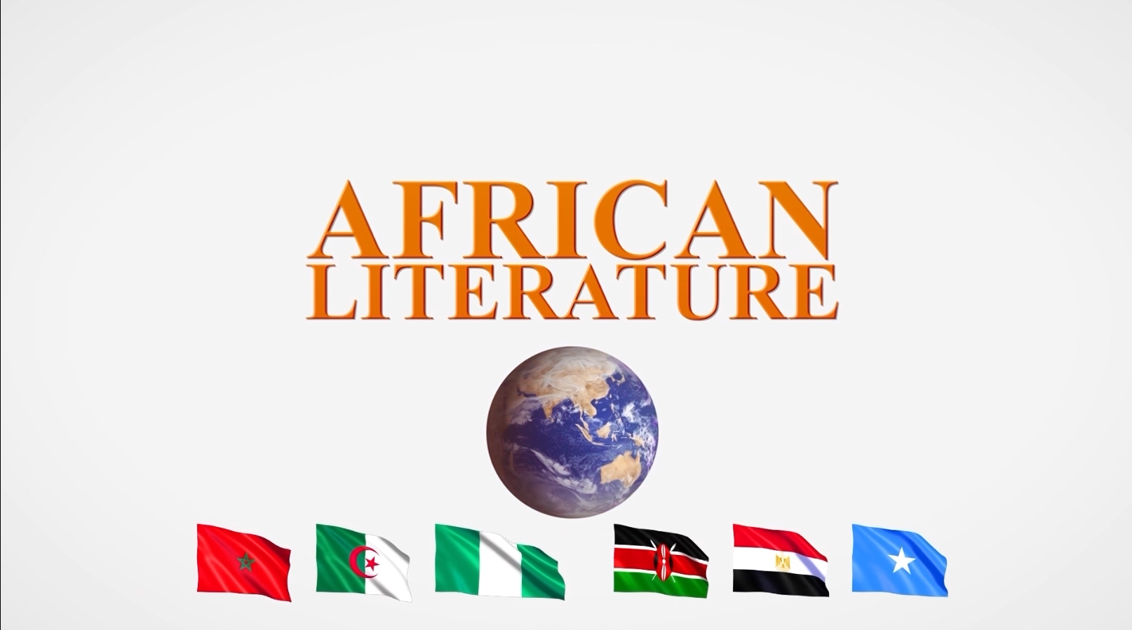 AFRICAN LITERATURE
