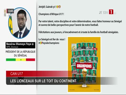 JOURNAL TELEVISE 13H du mercredi 03 juin 2026